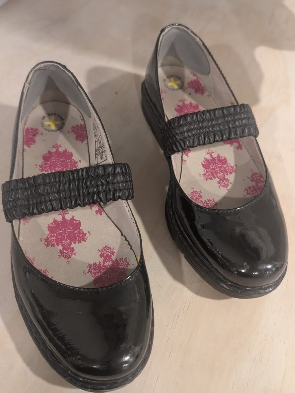 Dr. Martens | Patent Leather Sheila Mary Jane Flats In Black